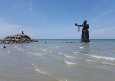 Черная бабища в Хуа Хине
