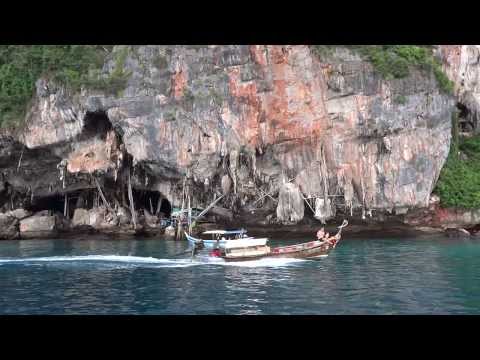 Пхукет Таиланд.Морские Цыгане. Viking Cave (Викинг-пещера на Пхи Пхи)