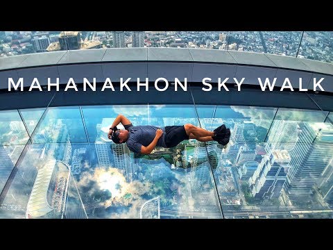 Thailand's highest observation deck at King Power MahaNakhon Sky Walk!