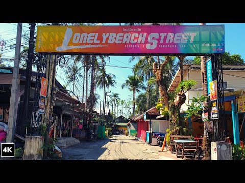 Lonely Beach Indeed !  Koh Chang Lonely beach and walking street | Thailand travel