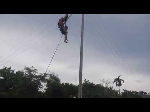 Slingshot ride at Pattaya Bungy Jump