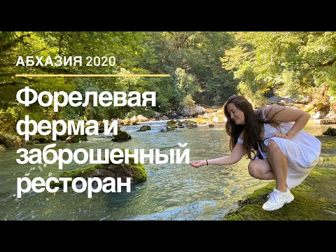 Абхазия 2020. Форелевое хозяйство, всё как в 70-х. Заброшенный ресторан и чудо лес.