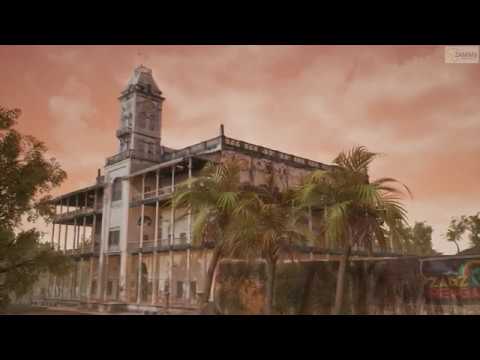 Animation of the 3D model of the House of Wonders - Stone Town, Zanzibar
