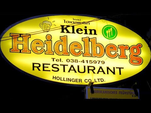 Klein Heidelberg Restaurant & Cocktailbar[4K] Ultra-HD - Pattaya Naklua in soi 18 Thai food eat